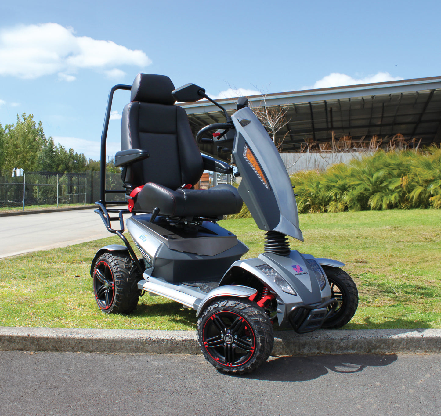 Heartway Vita S12X mobility scooter - Titanium Grey