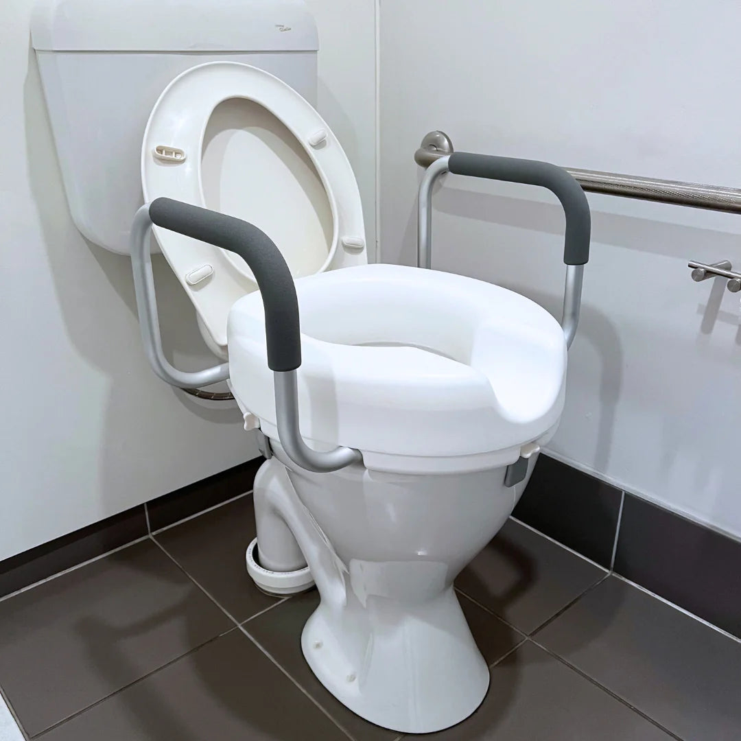 4" Raised Toilet Seat with Arms (MP20402)