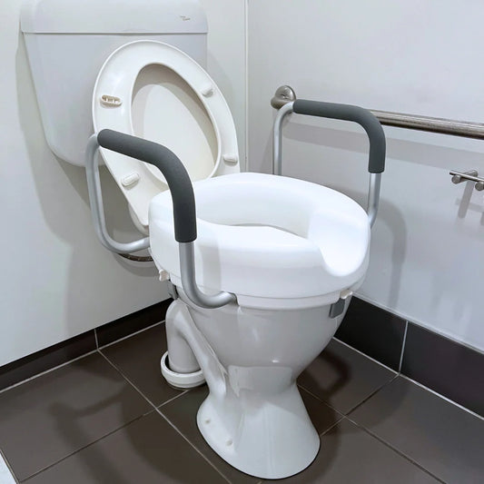 4" Raised Toilet Seat with Arms (MP20402)