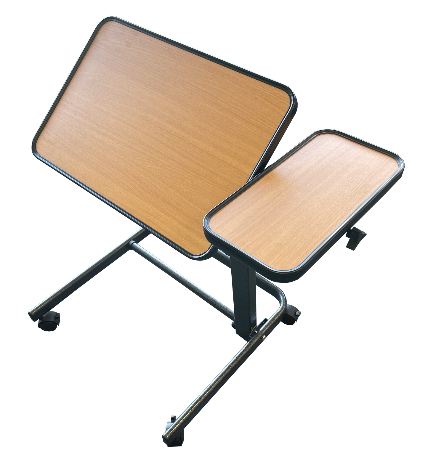 Goldfern Overbed Table with Split Top