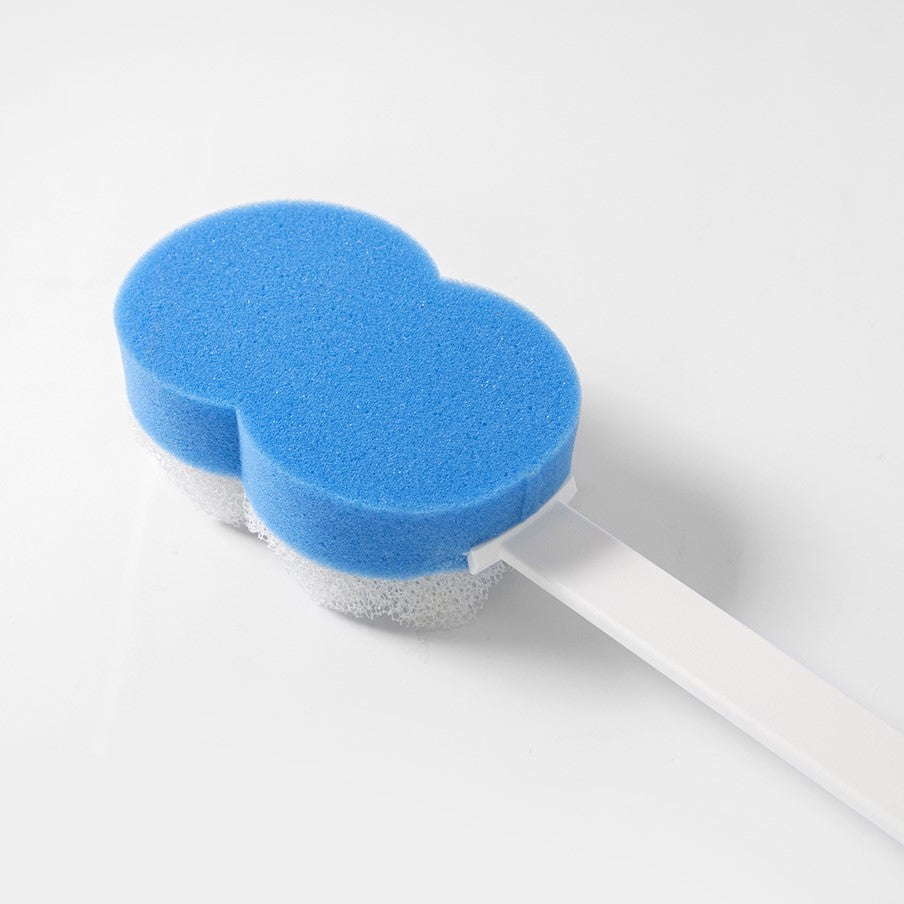 AML Long Handled Bath Sponge 2 in 1 (SLBA7157)