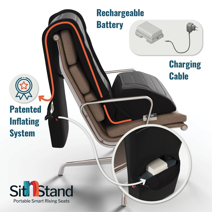 SitNStand Classic Portable Rising Seat (LNG-LASISC)