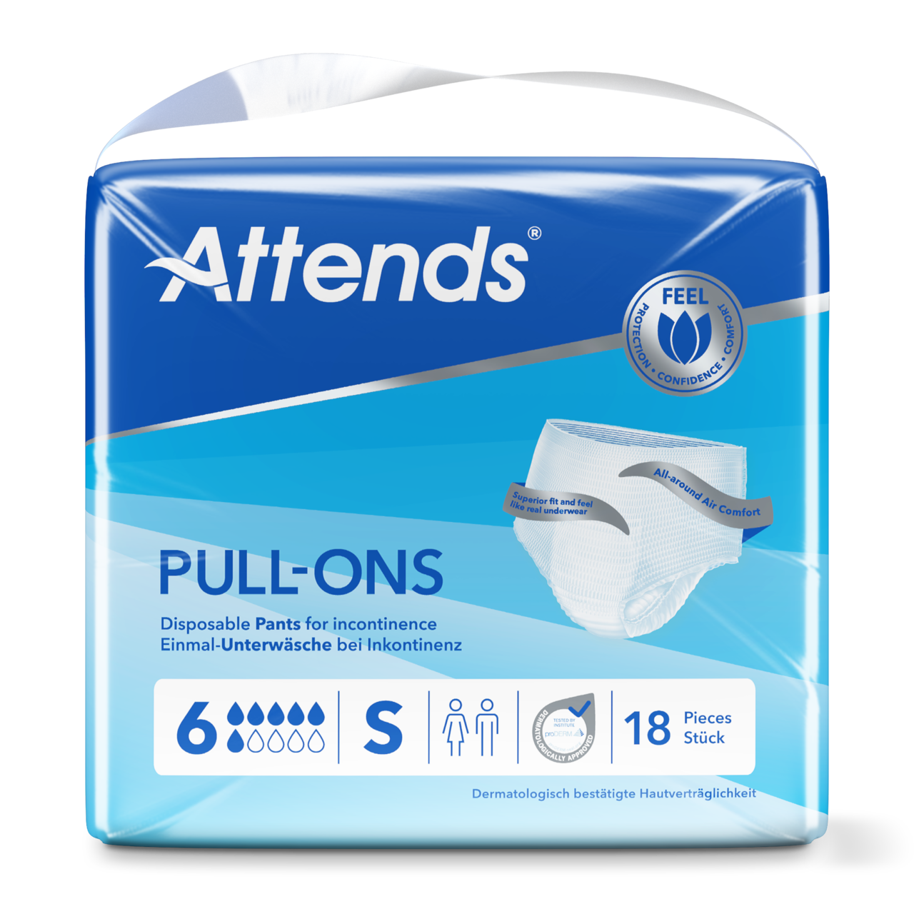 Attends Pull-Ons 6 Small (INC-23311048)
