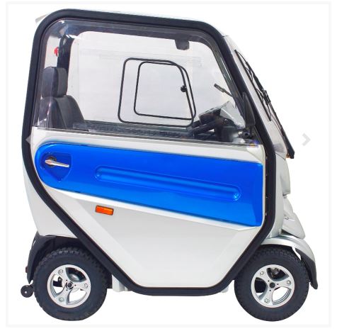 HS928 HD Scooter w/cabin - silver