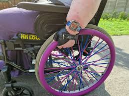 RehaDesign Push Rims Purple