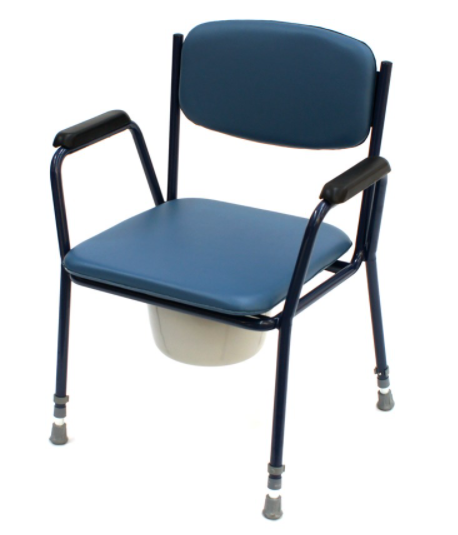 Bedside Commode Chair Blue Height Adjustable (BA-MP20502)