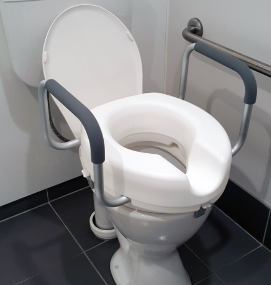 4" Raised Toilet seat with Armrest (BA-MP20402)